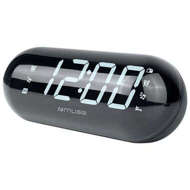 Muse M-19 GL čierna / budík s rádiom / 1.8&quot; displej 