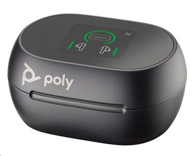Poly Voyager Free 60+ (USB-A adaptér) čierna / Bezdrôtová náhlavná súprava / mikrofón / ANC / Bluetooth