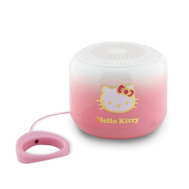 Hello Kitty Mini Speaker Kitty Head Logo ružová / Bluetooth reproduktor / výdrž až 7 hod. / IPX4 / USB-C 