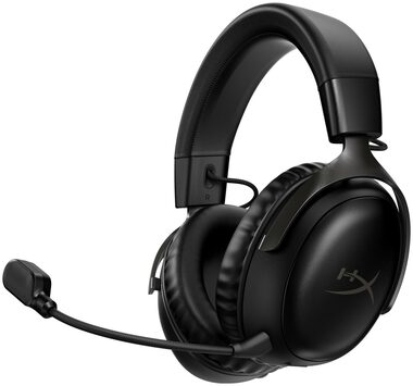 HyperX Cloud III Wireless čierna / Bezdrôtové slúchadlá / mikrofón / 2.4GHz / USB-C / až 120 hod