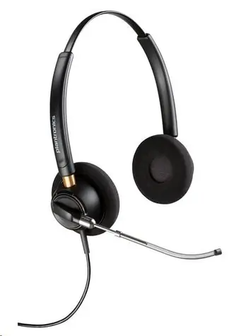 Poly EncorePro 520V čierna / Náhlavná súprava / mikrofón / dve slúchadlá / 3.5mm jack