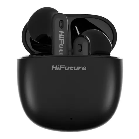 HiFuture ColorBuds2 čierna / Bezdrôtové slúchadlá / mikrofón / Bluetooth 5.3 / ENC / IPX5