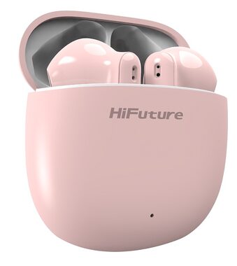 HiFuture ColorBuds2 ružová / Bezdrôtové slúchadlá / mikrofón / Bluetooth 5.3 / ENC / IPX5