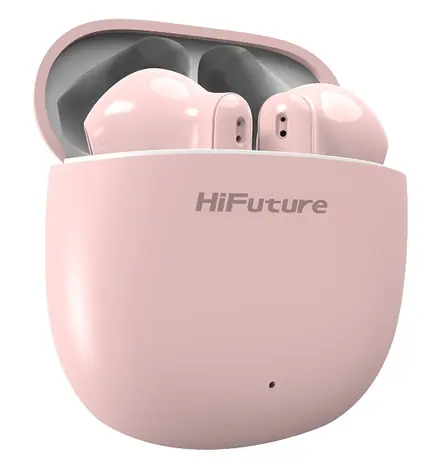 HiFuture ColorBuds2 ružová / Bezdrôtové slúchadlá / mikrofón / Bluetooth 5.3 / ENC / IPX5