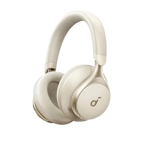Anker Soundcore Space One béžové / Bezdrôtové slúchadlá / BT 5.3 / mikrofón / redukcia šumu / výdrž 40 h 