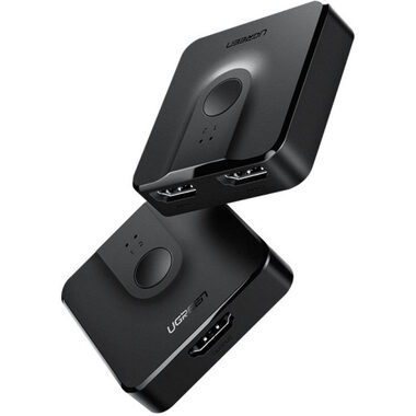 Ugreen CM217 HDMI Switch 2v1 čierna / 2x HDMI 