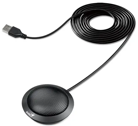 Genius MIC-100U čierna / Konferenčný mikrofón / USB-A