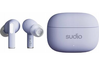 Sudio A1 Pre fialové / bezdrôtové slúchadlá / mikrofón / IPX4 / Bluetooth 5.2