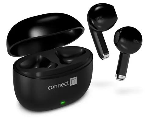 Connect IT SonicBass čierna / Bezdrôtové slúchadlá / mikrofón / Bluetooth