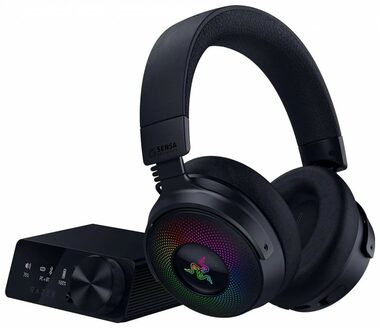 Razer Kraken V4 Pre čierna / herné bezdrôtové slúchadlá / mikrofón / 2.4GHz / Bluetooth / USB