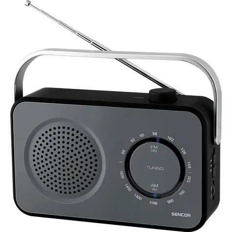 Sencor SRD2100B čierna / Rádioprijímač / FM & AM