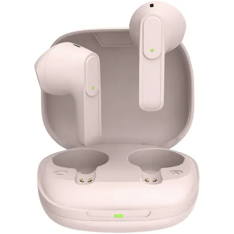 Sencor SEP 540BT ružová / Bezdrôtové slúchadlá / mikrofón / Bluetooth 5.0 / dobíjacie púzdro 