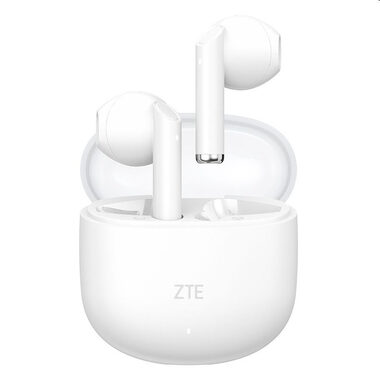 ZTE Buds 2 biela / Bezdrôtové slúchadlá / BT 5.3 / IPX4 / ANC / nabíjacie púzdro 