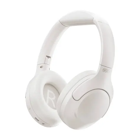 QCY H3 Lite biela / Bezdrôtové slúchadlá / mikrofón / BT 5.3 / ANC / USB-C / výdrž až 60 hodín