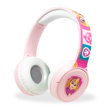 Tlapková patrola Bluetooth slúchadlá ružová / Bezdrôtové detské slúchadlá 