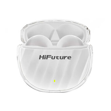 HiFuture FlyBuds 3 biela / bezdrôtové slúchadlá / mikrofón / ENC / IPX5 / Bluetooth 5.3 