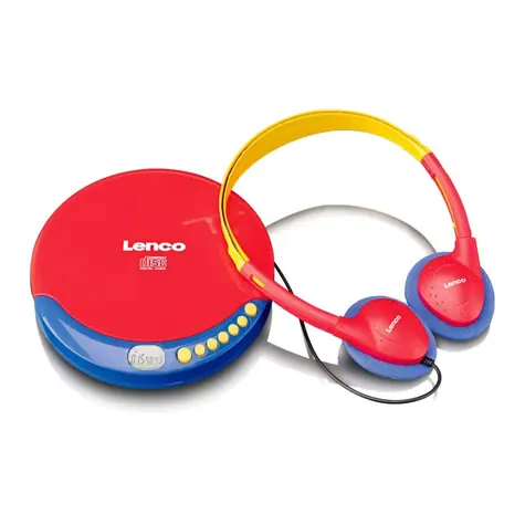 LENCO CD021KIDS / Prenosný CD prehrávač / CD & CD- R & CD-RW / 3.5mm