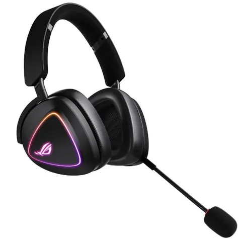 Asus ROG Delta II čierna / bezdrôtové slúchadlá / mikrofón / Bluetooth / až 110 hodín  