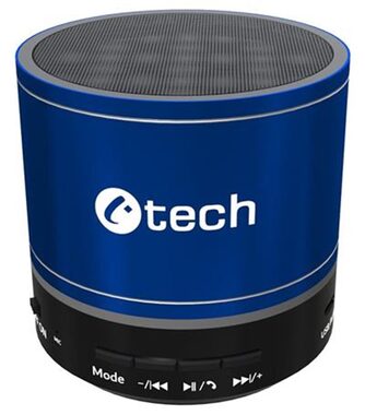 C-tech SPK-08L modrá / Prenosný reproduktor / 3 W / BT 5.0 