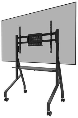 Neomounts BOS FL50-525BL1 / stojan na podlahu pre televízie / veľkosť 55-86" / VESA 100x100 - 900x600 / nosnosť 76 kg