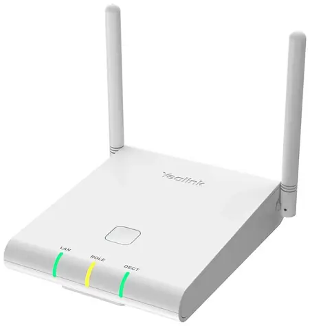 Yealink W90DM biela / Riadiaca jednotka / až 60 základných staníc W90B / 250 súbež. hovorov