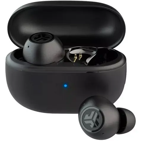 JLAB Go Pop TWS Earbuds čierna / bezdrôtové slúchadlá s mikrofónom / ANC / BT 5.3 