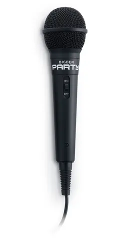 BigBen PARTYMIC Drôtový mikrofón 4 m / 6.3 mm jack