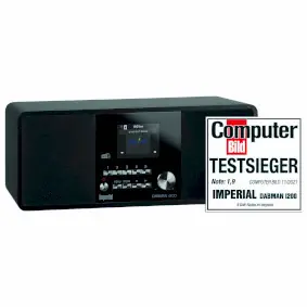 Imperial DABMAN i200 čierna / Multifunkčné stereofónne rádio / DAB+ / FM / Internet