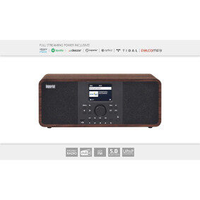 Imperial DABMAN i205 hnedá / Hybridné stereo rádio / DAB+ / FM / Internet / BT