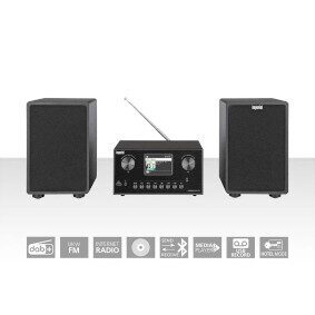 Imperial DABMAN i310 čierna / Hybridný mikro Hi-fi systém / DAB+ / FM / Internet / BT / CD