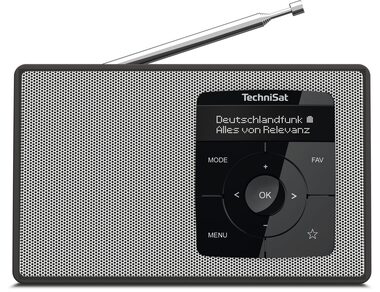 TechniSat Digitradio 2 čierno-biela