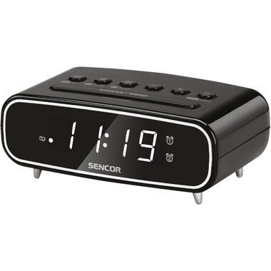 Sencor SRC 2600 B čierna / Rádiobudík / FM 