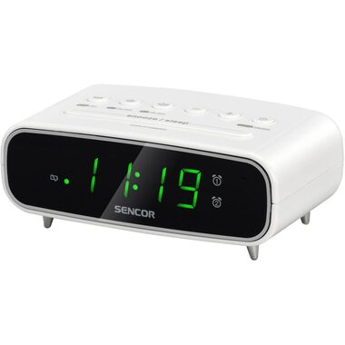Sencor SRC 2600 W biela / Rádiobudík / FM 
