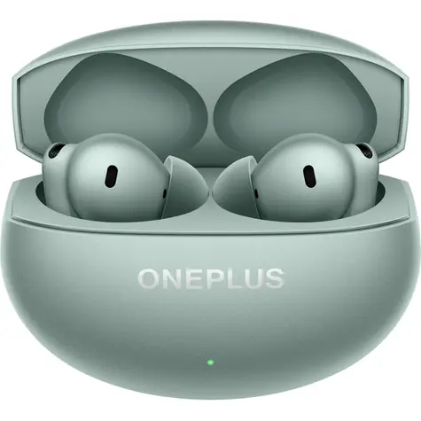OnePlus Buds 4 Zen Green / Bluetooth slúchadlá s mikrofónom / BT 5.4 / IP55 / ANC