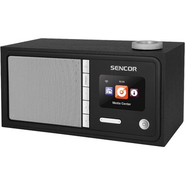 Sencor SIR 5000WDB čierna / Internetové rádio / Wi-Fi / budík / mobilné aplikácie 