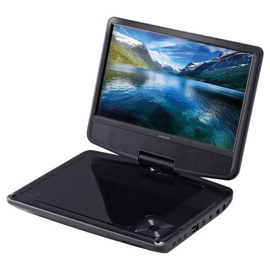 Sencor SPV 2920 čierna / Prenosný DVD prehrávač / 9 "LED displej / 3.5 mm jack / USB