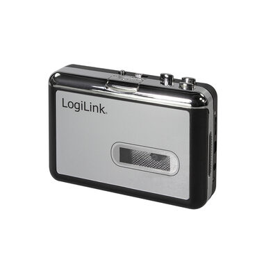 Rozbalené - LogiLink UA0156 strieborná / Kazetový prehrávač / USB-A / 3.5mm / rozbalené