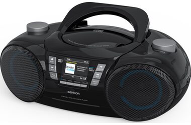 Sencor SPT 6510DB čierna / Prenosné rádio / DAB+ / BT / FM / CD / 3.5mm