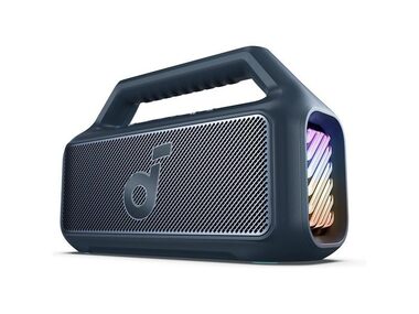 Anker soundcore Boom 2 modrá / Prenosný reproduktor / 80W / BT 5.3 / USB-C / IPX7
