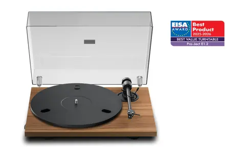 Pro-Ject E1.2 + Pick It MM E - Walnut / Gramofón / remienkový / RCA kábel 1.23m