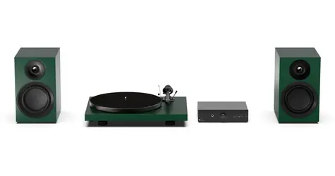 Pro-Ject Colourful Audio System E Satin Green / All-in-one Hi-Fi systém s gramofónom 