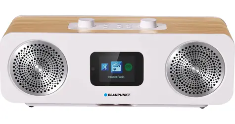 Rozbalené - Blaupunkt IR50DAB biela / internetové rádio / 20W / DAB+ / FB / budík / diaľkový ovládač / TFT displej / rozbalené