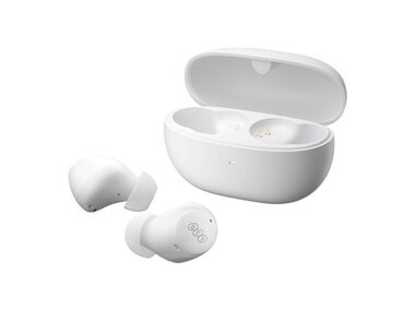 QCY HT07 ArcBuds biela / Bezdrôtové slúchadlá s mikrofónom / TWS / ANC / Bluetooth 5.2 / IPX8 / dobíjací box