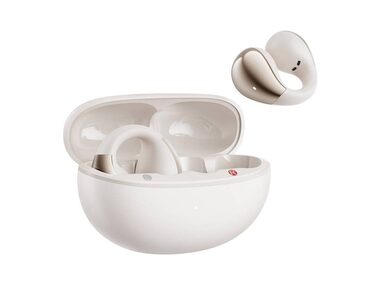 QCY Crossky Clip C30 biela / Bezdrôtové slúchadlá / Bluetooth 5.4 / dobíjací box