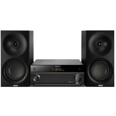 AKAI AM-301 BK / Mikrosystém / FM Tuner / CD / AUX / RCA / USB / BT