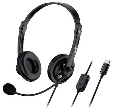 Genius headset HS-230U / USB-C / dĺžka kábla 2.4 m