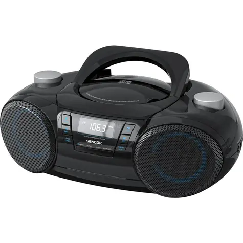 Sencor SPT 4710B čierna / rádio / FM / Bluetooth 5.3 / CD / USB / 3.5 mm jack / SD / AUX