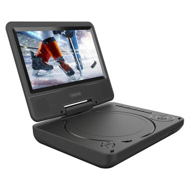 Sencor SPV 2075 čierna / Prenosný DVD prehrávač / 7 "LCD displej / 3.5 mm jack / USB / SD / 1000 mAh