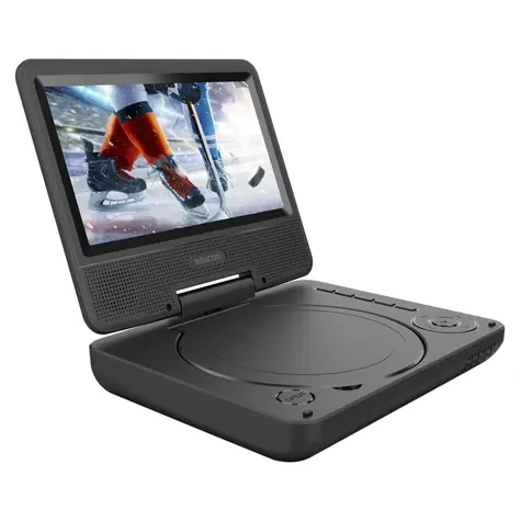 Sencor SPV 2075 čierna / Prenosný DVD prehrávač / 7 "LCD displej / 3.5 mm jack / USB / SD / 1000 mAh