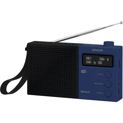 Sencor SRD 7760BB čierna / Prenosné rádio / DAB+ / FM / Bluetooth / USB